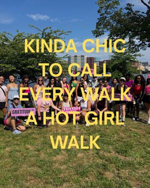 Image post by @hotgirlwalk on Instagram