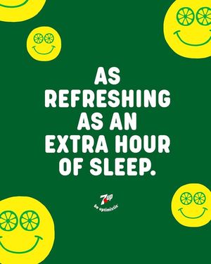 Image post by @7up on Instagram