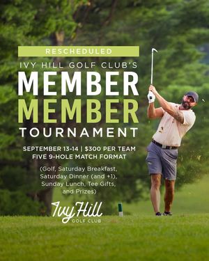 Image post by @IvyHillGolfClub on Facebook