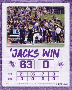 Image post by @sfa_football on Instagram
