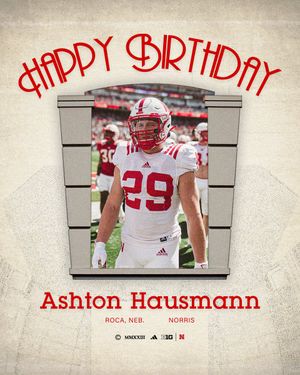 Image post by @HuskerFootball on Twitter/X