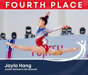 Image post by @USAGymnastics on Facebook
