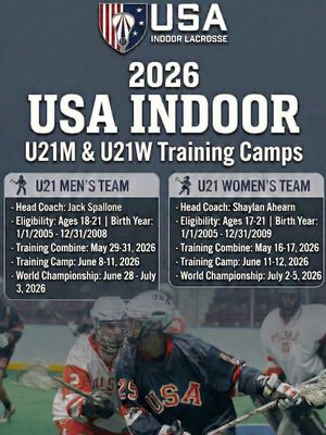 Image post by @usindoorlacrosse on Instagram
