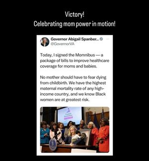 Image post by @momsrising on Instagram