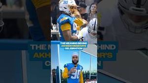Video post by @chargers on YouTube