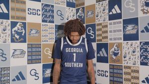 Video post by @GSAthletics_MBB on Twitter