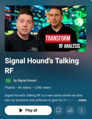Image post by @signalhoundsa on Facebook