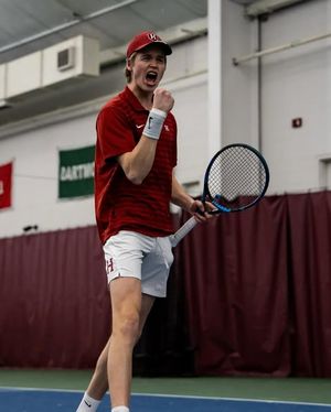 Image post by @harvardmenstennis on Instagram