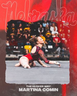 Image post by @HuskersWGym on Twitter