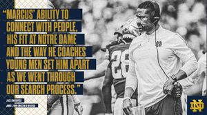 Image post by @thefightingirish on Instagram