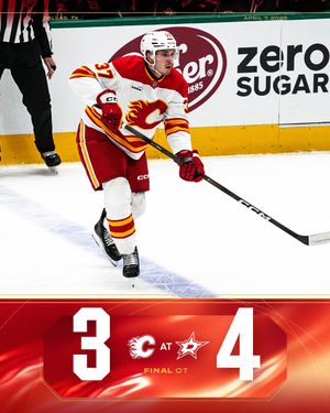 Image post by @NHLFlames on Twitter