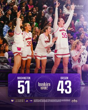 Image post by @uw_wbb on Instagram