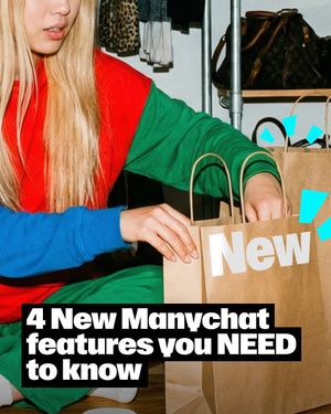 Image post by @manychat on Instagram