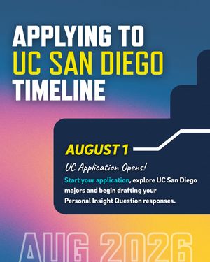 Image post by @ucsdadmissions on Instagram