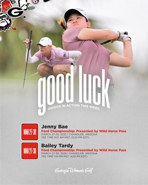 Image post by @ugawomensgolf on Instagram
