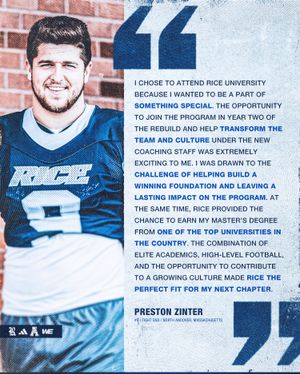 Image post by @ricefootball on Instagram