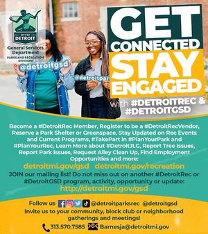 Image post by @DetroitParksRec on Facebook