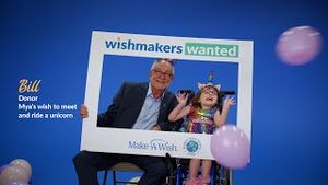 Video post by @makeawish on YouTube