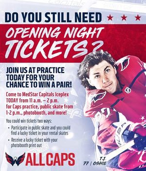 Image post by @capitals on Instagram