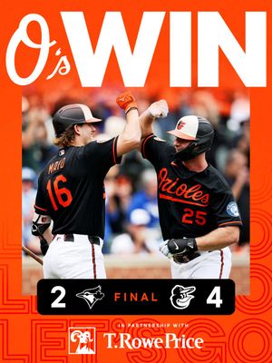 Image post by @Orioles on Twitter/X