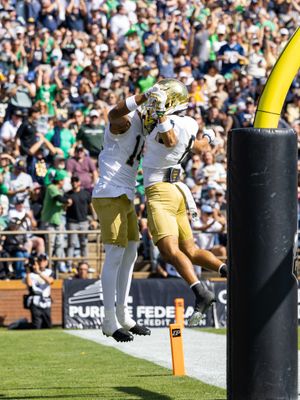 Image post by @ndfootball on Instagram
