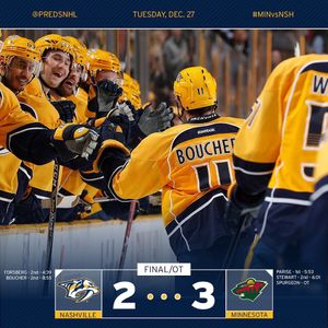 Image post by @predsnhl on Instagram