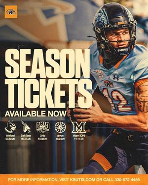 Image post by @KentStFootball on Facebook