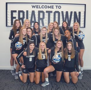 Image post by @FriarVolleyball on Twitter
