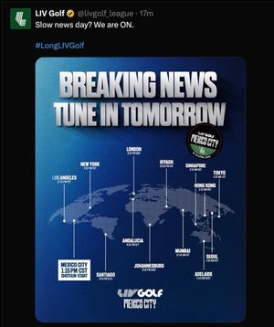 Video post by @livgolfleague on TikTok