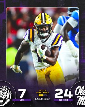 Image post by @LSUfootball on Twitter/X