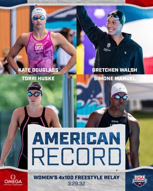Image post by @usaswimming on Instagram
