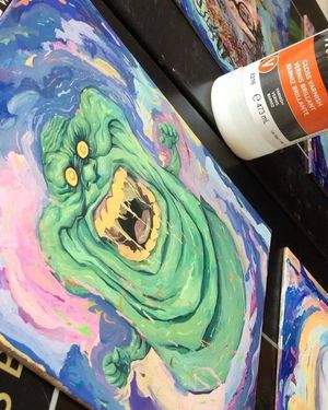 Video post by @RichPellegrinoArt on Facebook