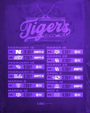 Image post by @LSUsoftball on Twitter