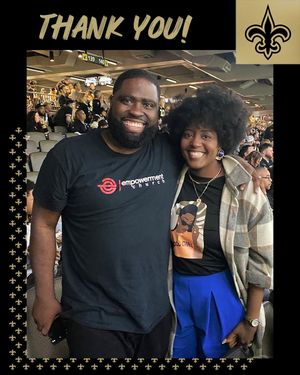 Image post by @Saints on Twitter