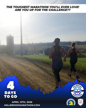 Image post by @millbrookmarathon on Facebook
