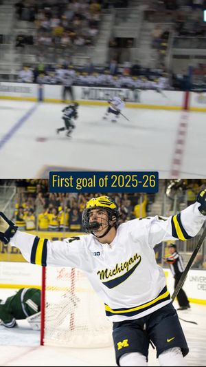 Video post by @umichhockey on TikTok