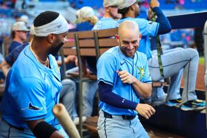 Image post by @RaysBaseball on Twitter/X