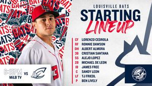 Image post by @LouisvilleBats on Twitter