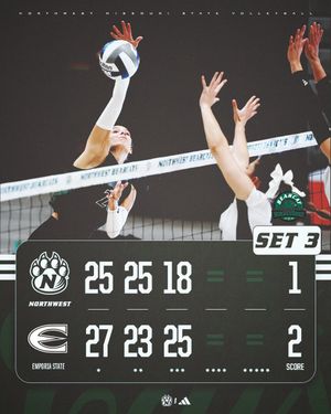 Image post by @NWBearcatVB on Twitter