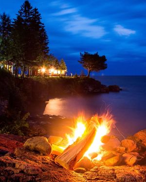 Image post by @breezypointcabins on Facebook