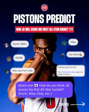 Image post by @detroitpistons on Instagram