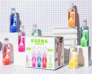 Image post by @drinkkarmawater on Instagram
