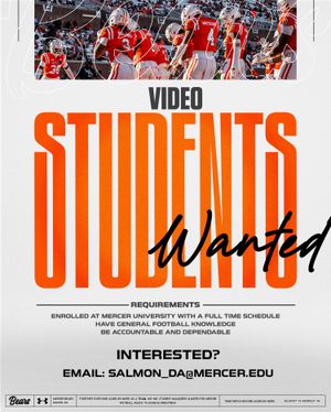 Image post by @mercerfootball on Instagram