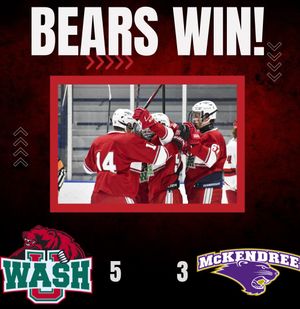 Image post by @washuhockey on Instagram
