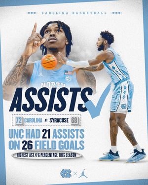 Image post by @unc_basketball on Instagram