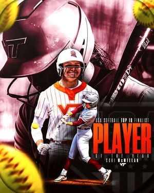 Image post by @hokiessoftball on Instagram