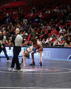 Video post by @NIUWrestling on Facebook