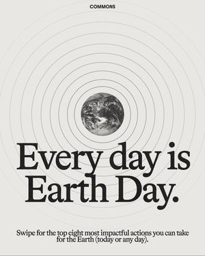 Image post by @commonsearth on Instagram