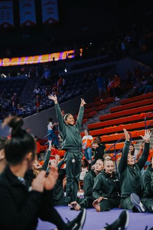 Image post by @ClemsonGym on Twitter
