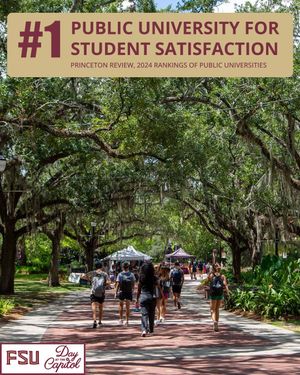Image post by @floridastateuniversity on Instagram